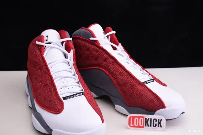 Reps TBK Jordan Grey Flint 414571-600 Retro 13 Air Red Gym 0416